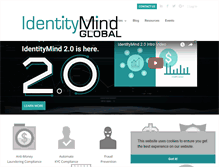 Tablet Screenshot of identitymindglobal.com